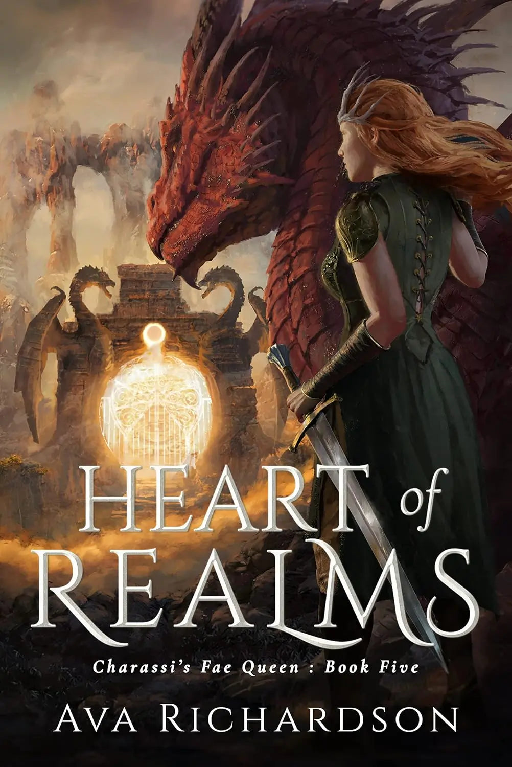 Heart of Realms (Book 5 Charassi's Fae Queen) By Ava Richardson